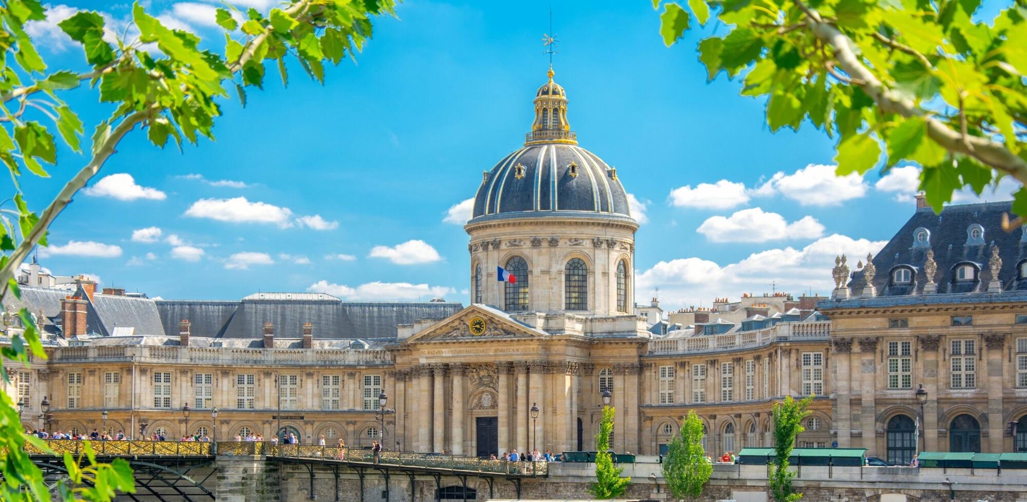 Vue de l'Académie Française à Paris
